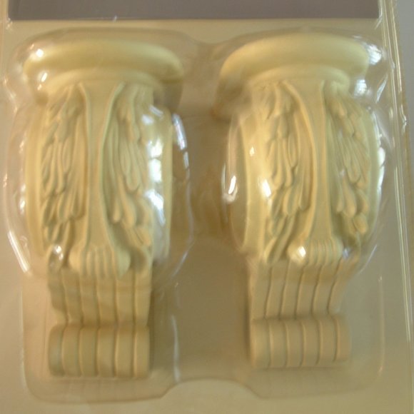 Shabby Chic Sconce Curtain corbels; Vintage - Picture 2 of 13